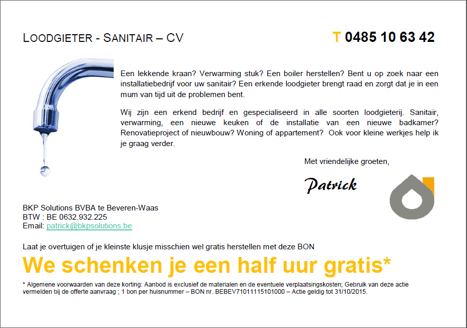 badkamerinstallateurs Beveren-Waas | BKP Solutions